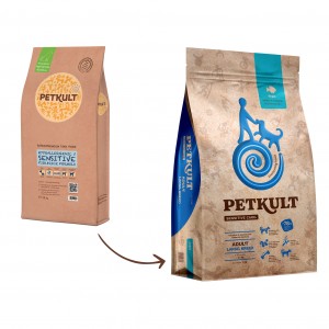 Petkult Sensitive Adult Large cu Peste si Orez 12kg